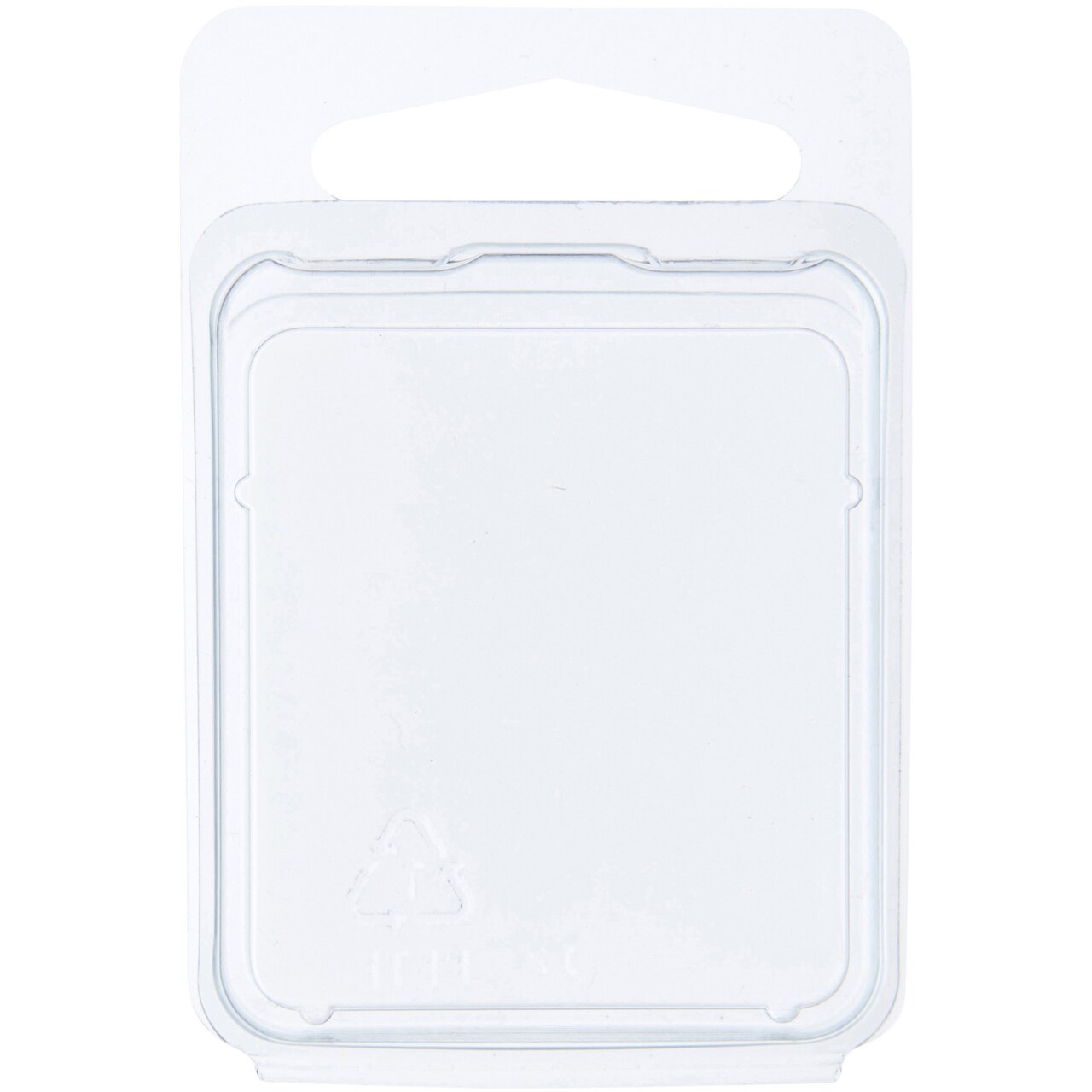 Collecting Warehouse Clear Plastic Clamshell Package / Storage Container, 1.75" H x 1.5625" W x 0.375" D